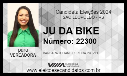 Candidato JU DA BIKE 2024 - SÃO LEOPOLDO - Eleições