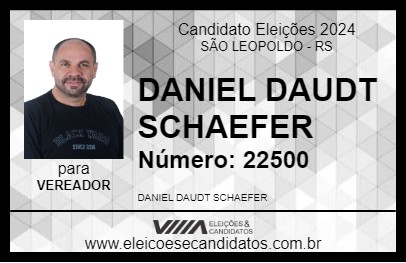 Candidato DANIEL DAUDT SCHAEFER 2024 - SÃO LEOPOLDO - Eleições