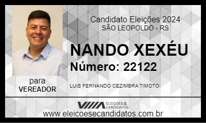 Candidato NANDO XEXÉU 2024 - SÃO LEOPOLDO - Eleições