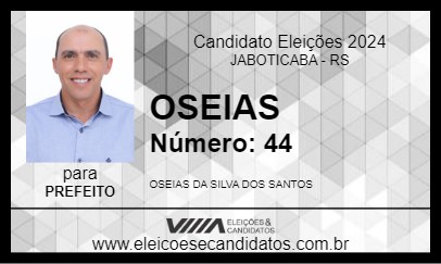 Candidato OSEIAS 2024 - JABOTICABA - Eleições