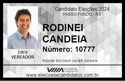 Candidato RODINEI CANDEIA 2024 - PASSO FUNDO - Eleições