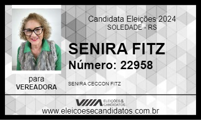 Candidato SENIRA FITZ 2024 - SOLEDADE - Eleições