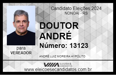 Candidato DOUTOR ANDRÉ 2024 - NONOAI - Eleições