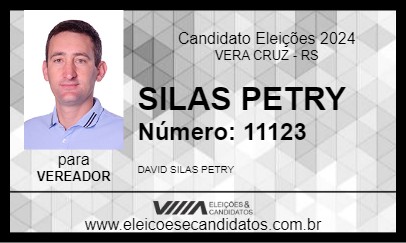 Candidato SILAS PETRY 2024 - VERA CRUZ - Eleições