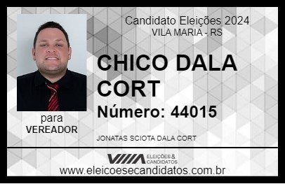 Candidato CHICO DALA CORT 2024 - VILA MARIA - Eleições