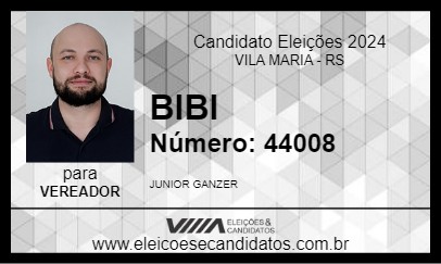 Candidato BIBI 2024 - VILA MARIA - Eleições