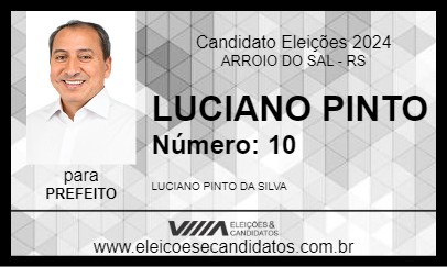 Candidato LUCIANO PINTO 2024 - ARROIO DO SAL - Eleições