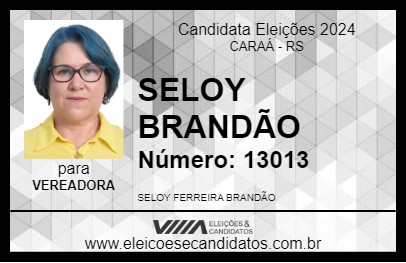 Candidato SELOY BRANDÃO 2024 - CARAÁ - Eleições