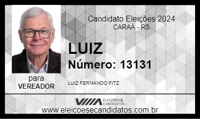 Candidato LUIZ 2024 - CARAÁ - Eleições