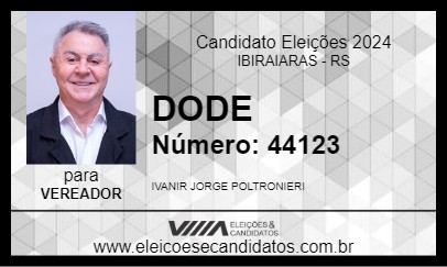 Candidato DODE 2024 - IBIRAIARAS - Eleições