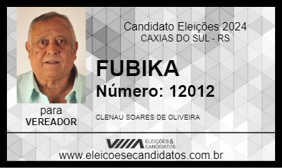 Candidato FUBIKA 2024 - CAXIAS DO SUL - Eleições