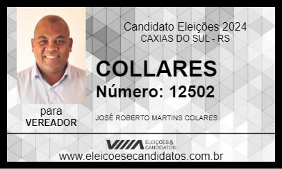 Candidato COLLARES 2024 - CAXIAS DO SUL - Eleições