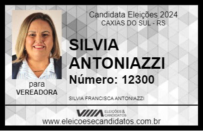 Candidato SILVIA ANTONIAZZI 2024 - CAXIAS DO SUL - Eleições