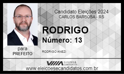 Candidato RODRIGO 2024 - CARLOS BARBOSA - Eleições