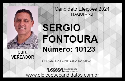 Candidato SERGIO FONTOURA 2024 - ITAQUI - Eleições