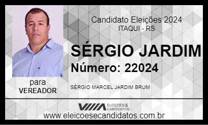 Candidato SÉRGIO JARDIM 2024 - ITAQUI - Eleições