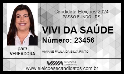 Candidato VIVI DA SAÚDE 2024 - PASSO FUNDO - Eleições