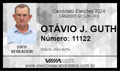 Candidato OTÁVIO J. GUTH 2024 - CÂNDIDO GODÓI - Eleições