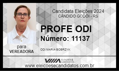 Candidato PROFE ODI 2024 - CÂNDIDO GODÓI - Eleições