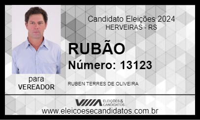 Candidato RUBÃO 2024 - HERVEIRAS - Eleições