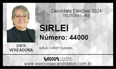 Candidato SIRLEI 2024 - TEUTÔNIA - Eleições