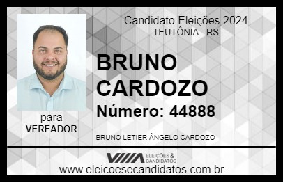 Candidato BRUNO CARDOZO 2024 - TEUTÔNIA - Eleições