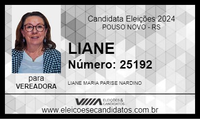 Candidato LIANE 2024 - POUSO NOVO - Eleições