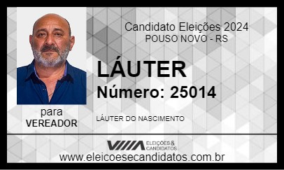 Candidato LÁUTER 2024 - POUSO NOVO - Eleições