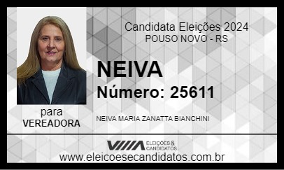 Candidato NEIVA 2024 - POUSO NOVO - Eleições