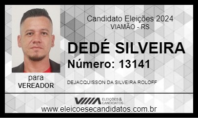 Candidato DEDÉ SILVEIRA 2024 - VIAMÃO - Eleições