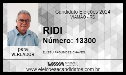 Candidato RIDI 2024 - VIAMÃO - Eleições