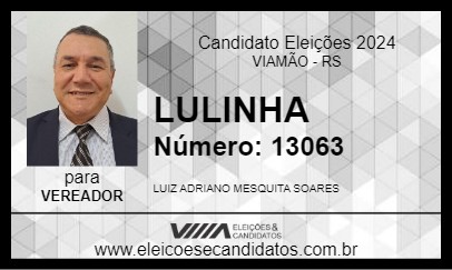 Candidato LULINHA 2024 - VIAMÃO - Eleições