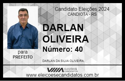 Candidato DARLAN OLIVEIRA 2024 - CANDIOTA - Eleições