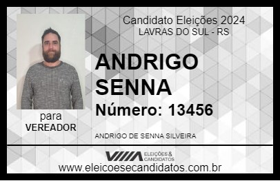 Candidato ANDRIGO SENNA 2024 - LAVRAS DO SUL - Eleições