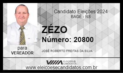 Candidato ZÉZO 2024 - BAGÉ - Eleições