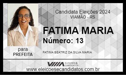 Candidato FATIMA MARIA 2024 - VIAMÃO - Eleições