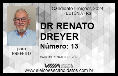 Candidato DR RENATO DREYER 2024 - TEUTÔNIA - Eleições