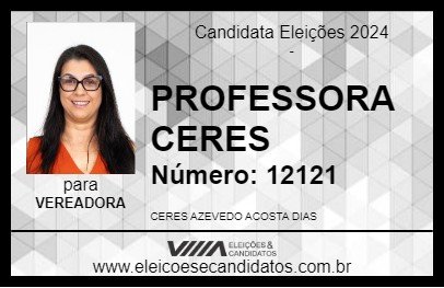 Candidato PROFESSORA CERES 2024 - CANOAS - Eleições