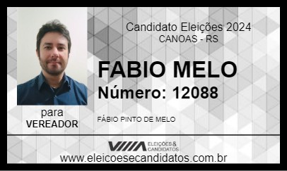 Candidato FABIO MELO 2024 - CANOAS - Eleições