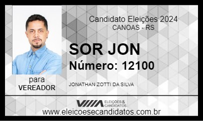 Candidato SOR JON 2024 - CANOAS - Eleições