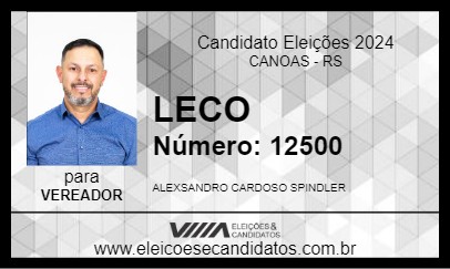 Candidato LECO 2024 - CANOAS - Eleições