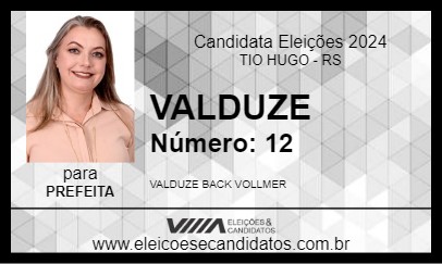 Candidato VALDUZE 2024 - TIO HUGO - Eleições