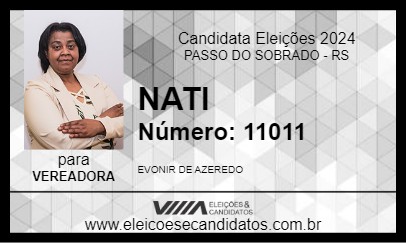 Candidato NATI 2024 - PASSO DO SOBRADO - Eleições