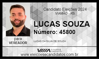 Candidato LUCAS SOUZA 2024 - VIAMÃO - Eleições