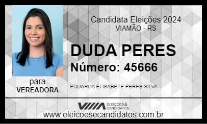 Candidato DUDA PERES 2024 - VIAMÃO - Eleições