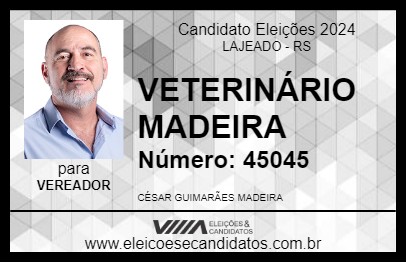 Candidato VETERINÁRIO MADEIRA 2024 - LAJEADO - Eleições