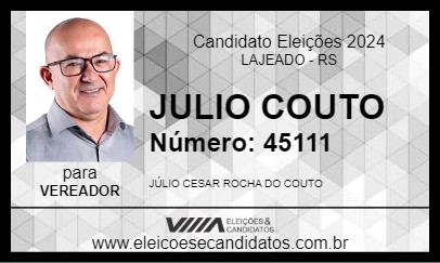 Candidato JULIO COUTO 2024 - LAJEADO - Eleições