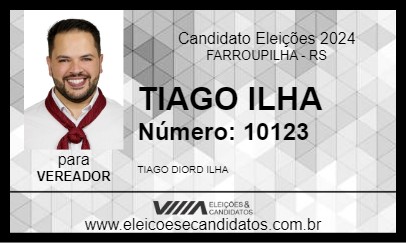 Candidato TIAGO ILHA 2024 - FARROUPILHA - Eleições