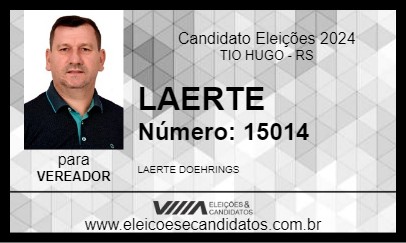 Candidato LAERTE 2024 - TIO HUGO - Eleições