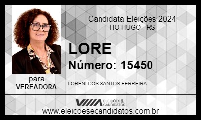 Candidato LORE 2024 - TIO HUGO - Eleições